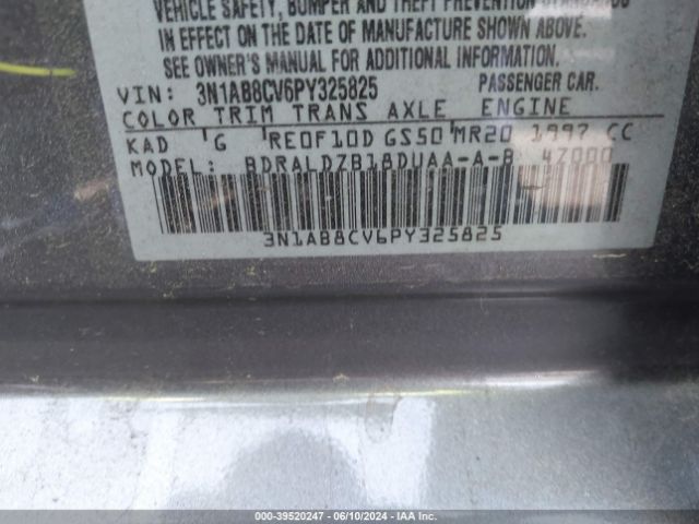 Photo 8 VIN: 3N1AB8CV6PY325825 - NISSAN SENTRA 