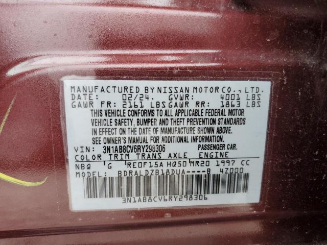 Photo 11 VIN: 3N1AB8CV6RY298306 - NISSAN SENTRA SV 