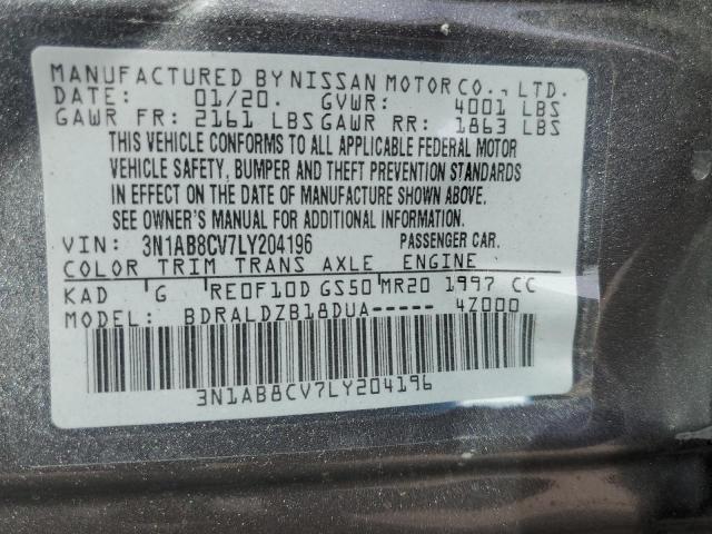 Photo 11 VIN: 3N1AB8CV7LY204196 - NISSAN SENTRA SV 