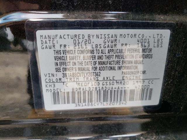 Photo 9 VIN: 3N1AB8CV7LY207342 - NISSAN SENTRA 