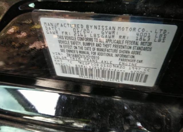 Photo 8 VIN: 3N1AB8CV7LY210919 - NISSAN SENTRA 