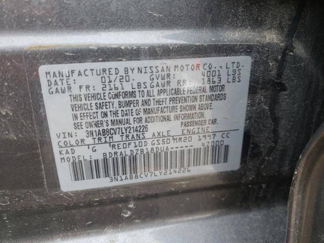 Photo 11 VIN: 3N1AB8CV7LY214226 - NISSAN SENTRA SV 