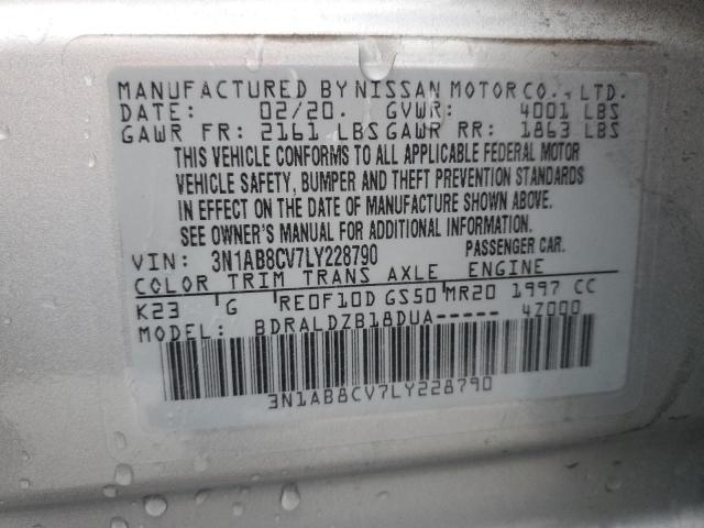 Photo 11 VIN: 3N1AB8CV7LY228790 - NISSAN SENTRA 