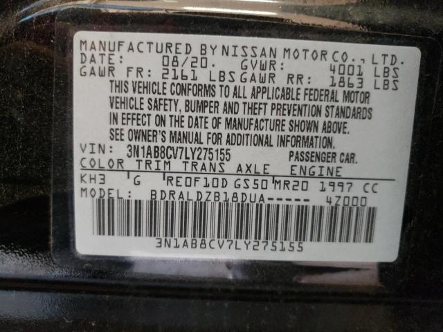 Photo 11 VIN: 3N1AB8CV7LY275155 - NISSAN SENTRA 