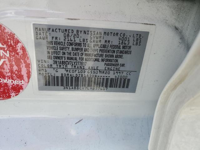 Photo 11 VIN: 3N1AB8CV7LY277617 - NISSAN SENTRA 