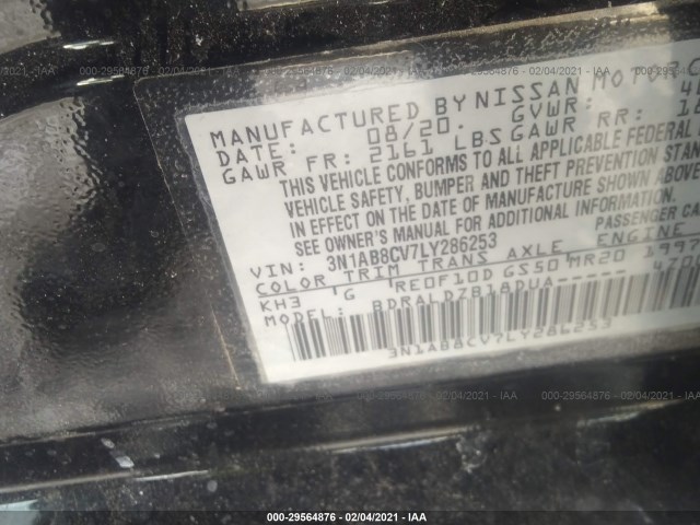 Photo 8 VIN: 3N1AB8CV7LY286253 - NISSAN SENTRA 