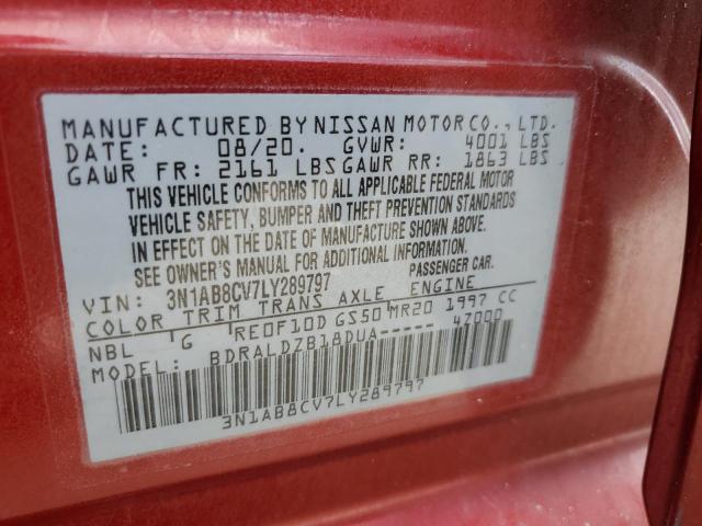 Photo 12 VIN: 3N1AB8CV7LY289797 - NISSAN SENTRA SV 