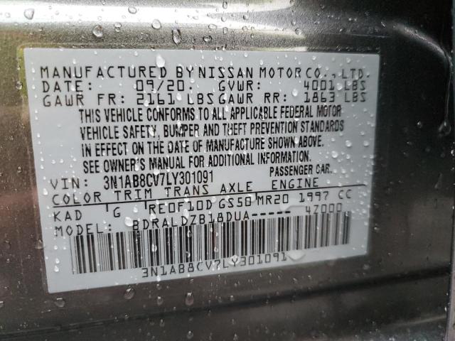 Photo 11 VIN: 3N1AB8CV7LY301091 - NISSAN SENTRA 