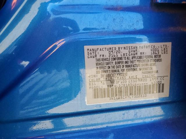 Photo 12 VIN: 3N1AB8CV7LY302810 - NISSAN SENTRA SV 