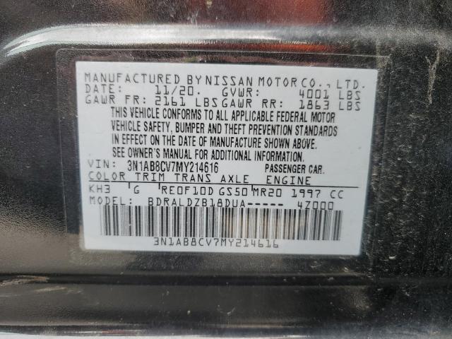 Photo 11 VIN: 3N1AB8CV7MY214616 - NISSAN SENTRA SV 