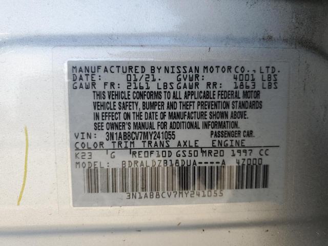 Photo 11 VIN: 3N1AB8CV7MY241055 - NISSAN SENTRA 