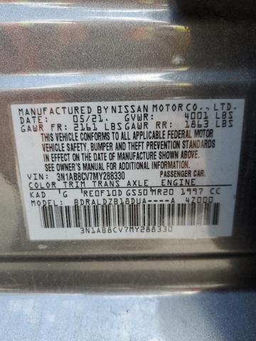 Photo 12 VIN: 3N1AB8CV7MY288330 - NISSAN SENTRA SV 