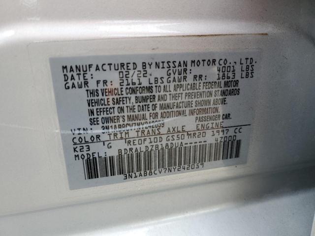 Photo 11 VIN: 3N1AB8CV7NY242059 - NISSAN SENTRA 