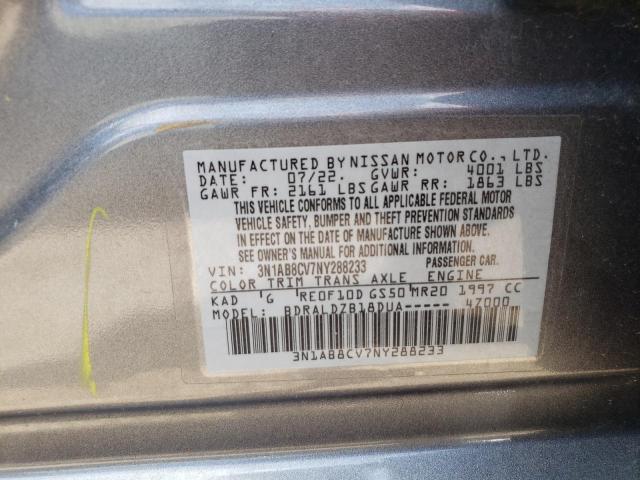 Photo 11 VIN: 3N1AB8CV7NY288233 - NISSAN SENTRA 