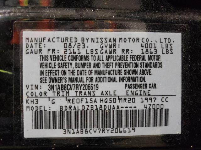 Photo 12 VIN: 3N1AB8CV7RY206619 - NISSAN SENTRA SV 