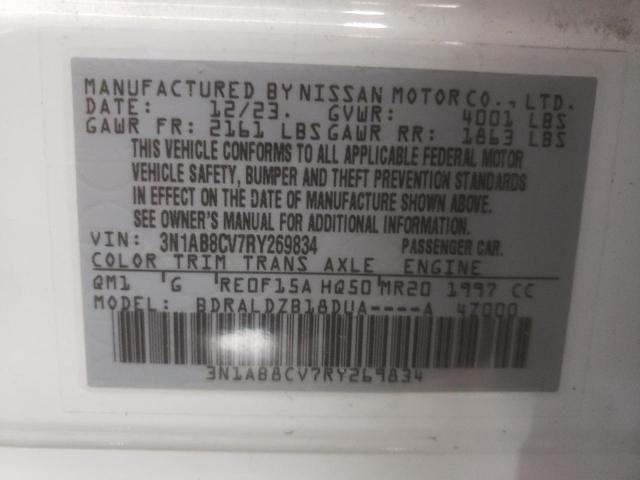 Photo 12 VIN: 3N1AB8CV7RY269834 - NISSAN SENTRA SV 