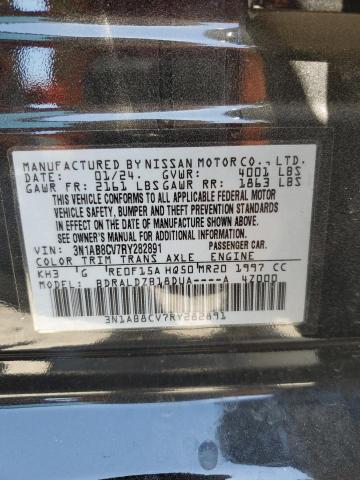 Photo 11 VIN: 3N1AB8CV7RY282891 - NISSAN SENTRA SV 