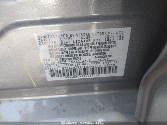 Photo 8 VIN: 3N1AB8CV7RY385048 - NISSAN SENTRA 