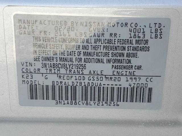 Photo 11 VIN: 3N1AB8CV8LY219256 - NISSAN SENTRA 