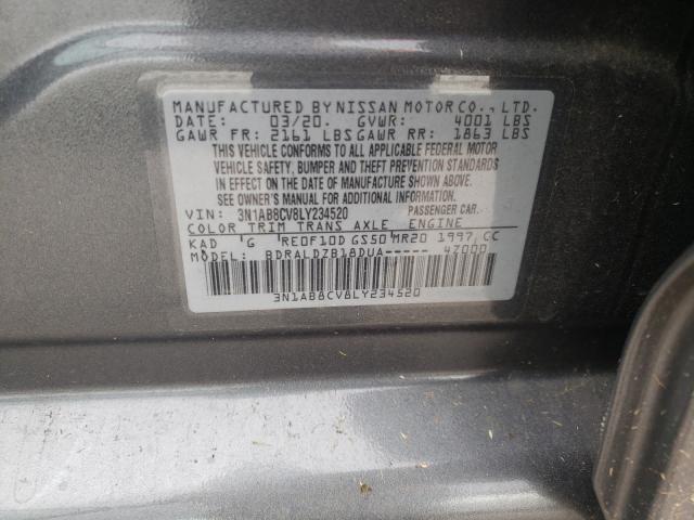 Photo 9 VIN: 3N1AB8CV8LY234520 - NISSAN SENTRA SV 