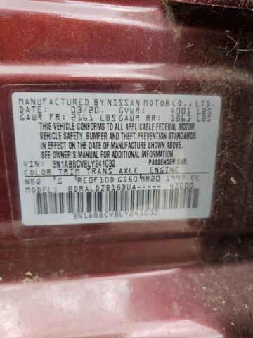 Photo 11 VIN: 3N1AB8CV8LY241032 - NISSAN SENTRA 