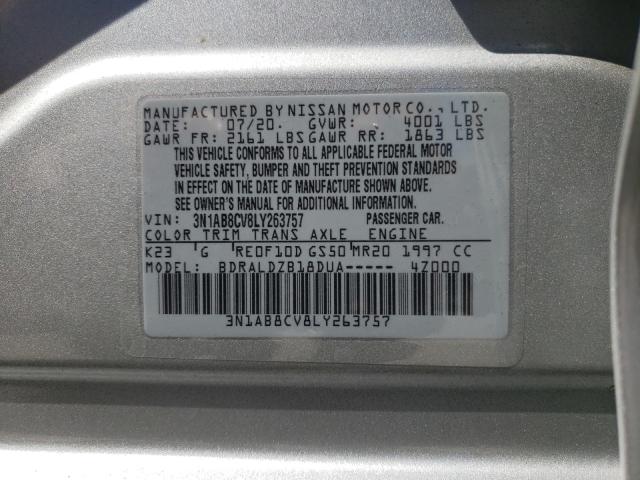 Photo 9 VIN: 3N1AB8CV8LY263757 - NISSAN SENTRA SV 