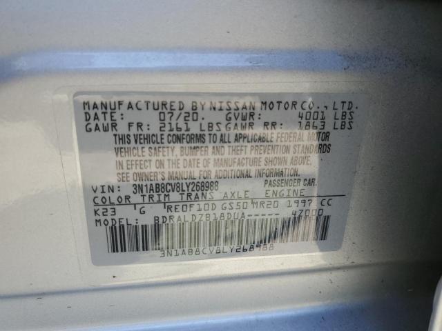 Photo 11 VIN: 3N1AB8CV8LY268988 - NISSAN SENTRA SV 