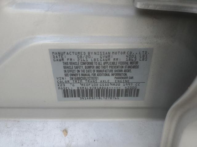 Photo 11 VIN: 3N1AB8CV8LY278761 - NISSAN SENTRA 