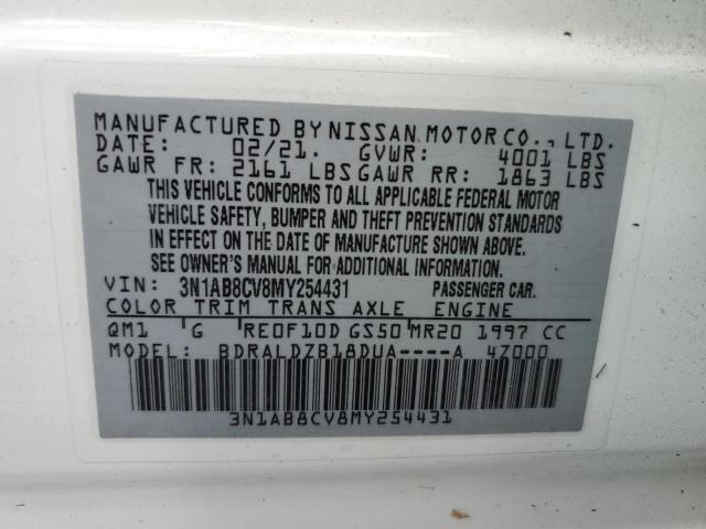 Photo 12 VIN: 3N1AB8CV8MY254431 - NISSAN SENTRA SV 