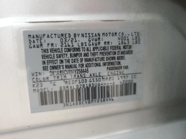 Photo 11 VIN: 3N1AB8CV8MY258446 - NISSAN SENTRA 