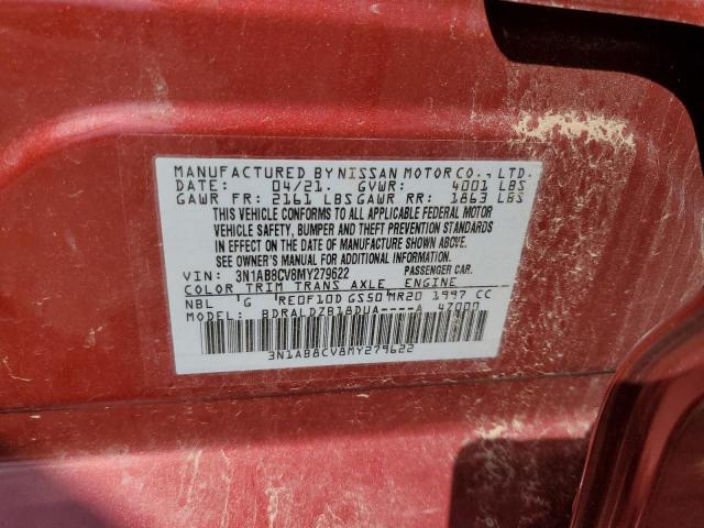 Photo 11 VIN: 3N1AB8CV8MY279622 - NISSAN SENTRA SV 