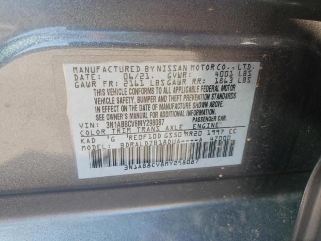 Photo 11 VIN: 3N1AB8CV8MY298087 - NISSAN SENTRA SV 