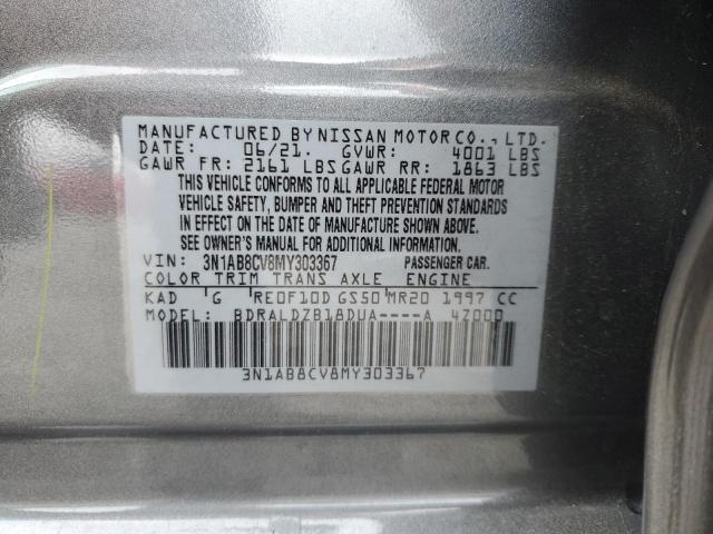 Photo 11 VIN: 3N1AB8CV8MY303367 - NISSAN SENTRA SV 