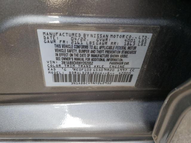 Photo 12 VIN: 3N1AB8CV8NY262952 - NISSAN SENTRA SV 