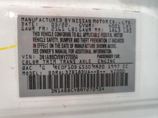 Photo 11 VIN: 3N1AB8CV8NY270954 - NISSAN SENTRA SV 