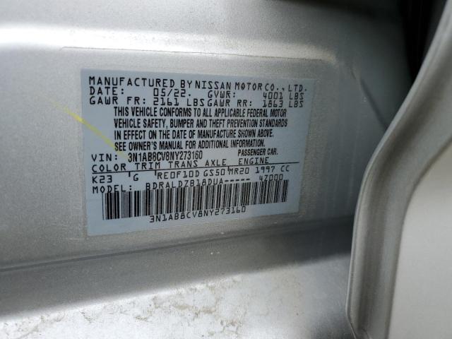 Photo 11 VIN: 3N1AB8CV8NY273160 - NISSAN SENTRA SV 