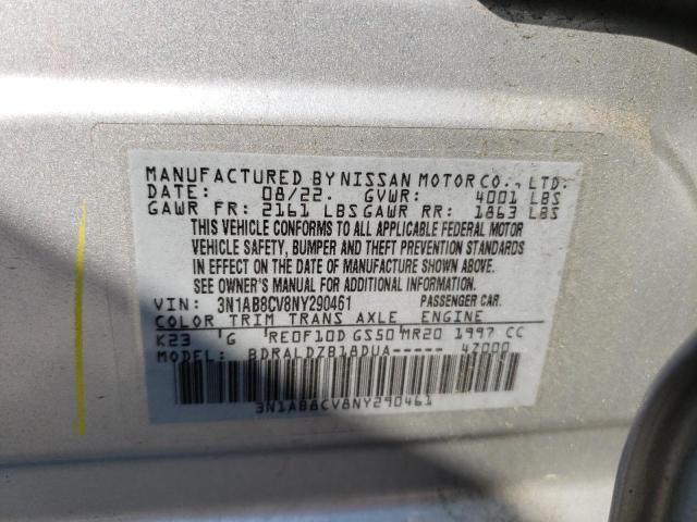 Photo 11 VIN: 3N1AB8CV8NY290461 - NISSAN SENTRA SV 