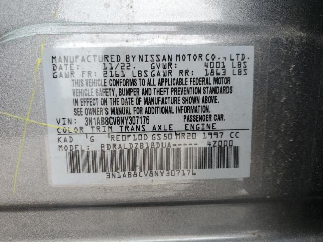 Photo 12 VIN: 3N1AB8CV8NY307176 - NISSAN SENTRA 