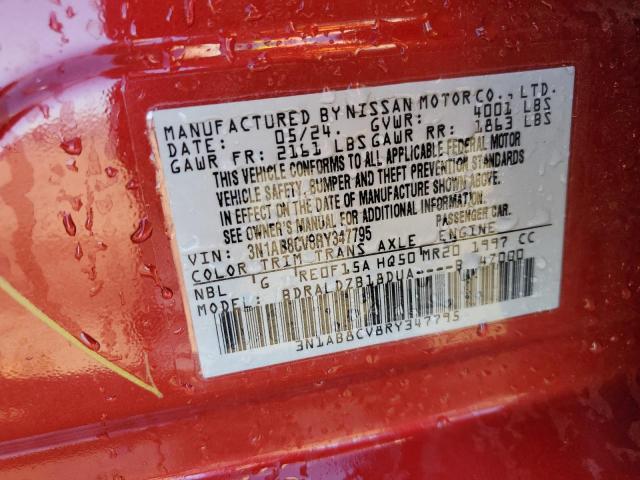 Photo 11 VIN: 3N1AB8CV8RY347795 - NISSAN SENTRA SV 