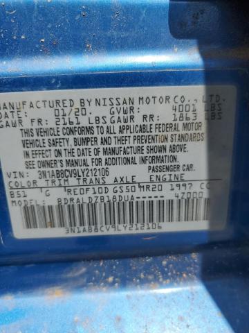 Photo 11 VIN: 3N1AB8CV9LY212106 - NISSAN SENTRA SV 