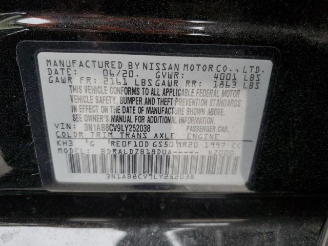 Photo 11 VIN: 3N1AB8CV9LY252038 - NISSAN SENTRA 