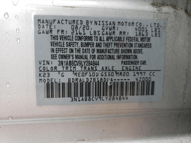 Photo 11 VIN: 3N1AB8CV9LY284844 - NISSAN SENTRA SV 