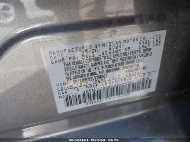 Photo 8 VIN: 3N1AB8CV9LY300928 - NISSAN SENTRA 