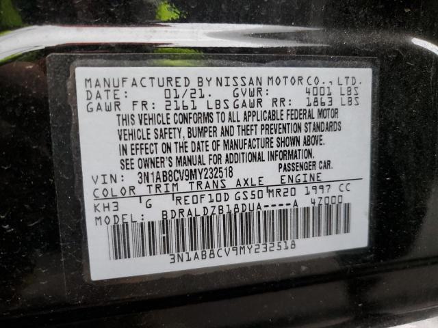 Photo 9 VIN: 3N1AB8CV9MY232518 - NISSAN SENTRA SV 