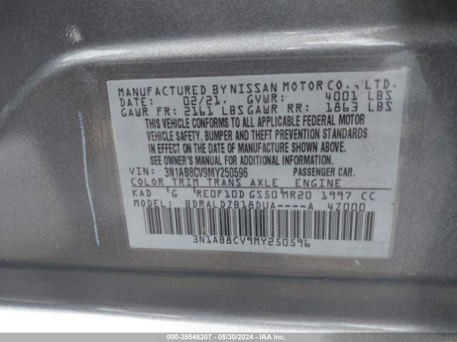 Photo 8 VIN: 3N1AB8CV9MY250596 - NISSAN SENTRA 