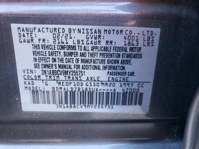 Photo 11 VIN: 3N1AB8CV9MY255751 - NISSAN SENTRA SV 