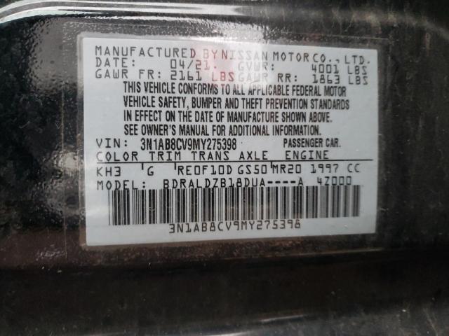 Photo 12 VIN: 3N1AB8CV9MY275398 - NISSAN SENTRA 