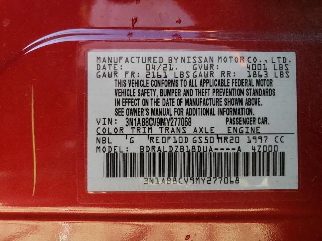 Photo 12 VIN: 3N1AB8CV9MY277068 - NISSAN SENTRA SV 