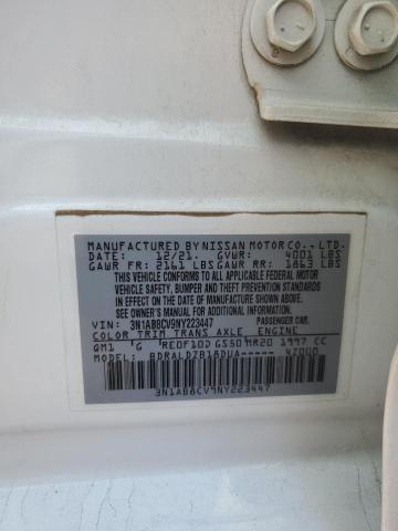 Photo 12 VIN: 3N1AB8CV9NY223447 - NISSAN SENTRA SV 