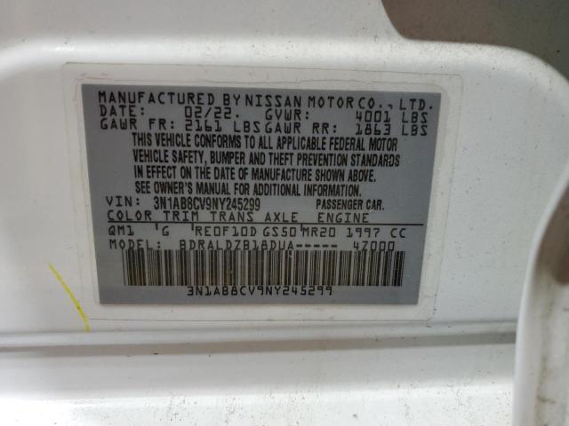 Photo 12 VIN: 3N1AB8CV9NY245299 - NISSAN SENTRA 